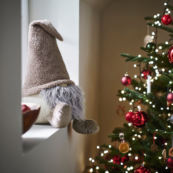 VINTERFINT Dekoration, Weihnachtsmann braun, 65 cm