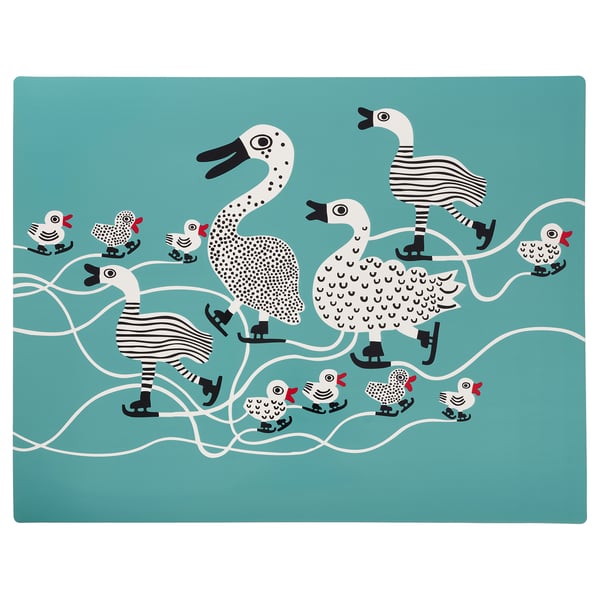 VINTERFINT Tischset, Winter türkis, 45x35 cm
