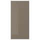 VOXTORP Deckseite, Hochglanz dunkel graubraun, 39x81 cm