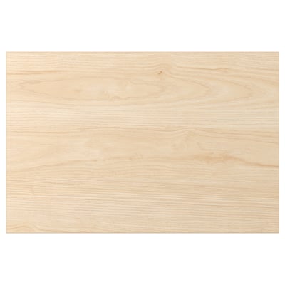 ASKERSUND light ash wood-look panel, rectangular, melamine surface, easy-clean, modern.