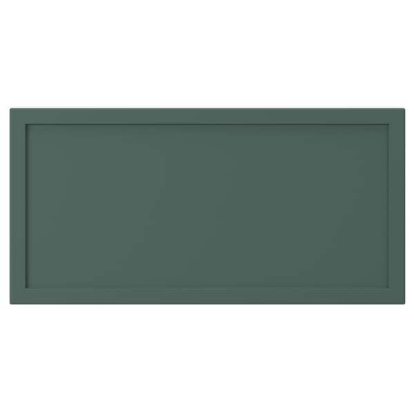 ASPUDDEN Drawer front, dark grey-green, 40x20 cm