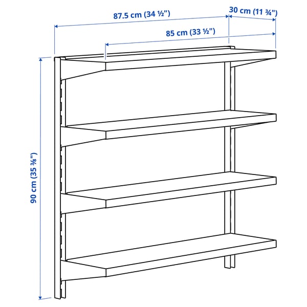 Illustration with measurements for the product: BROR.
