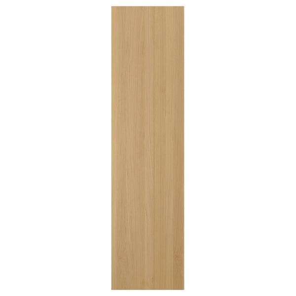 FORSBACKA natural oak wood kitchen panel with smooth texture.