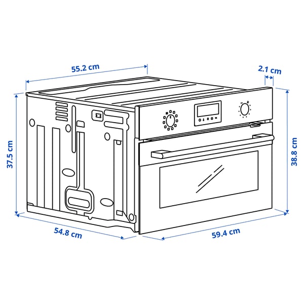 Illustration with measurements for the product: FRILLESBO.