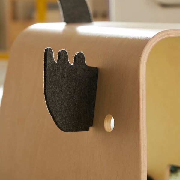 GREJSIMOJS Children's stool, moose shaped