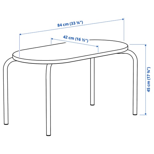 Illustration with measurements for the product: GREJSIMOJS.
