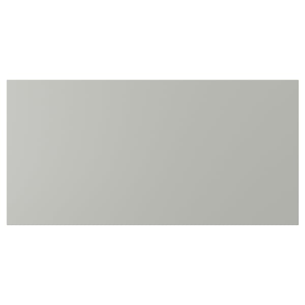 HAVSTORP light grey cabinet panel, rectangular, smooth acrylic paint finish.