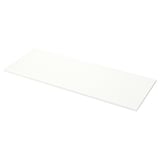 A JÄRSTORP white rectangular laminate worktop. Its sleek and modern, with straight edges and a smooth surface, perfect for kitchen use.