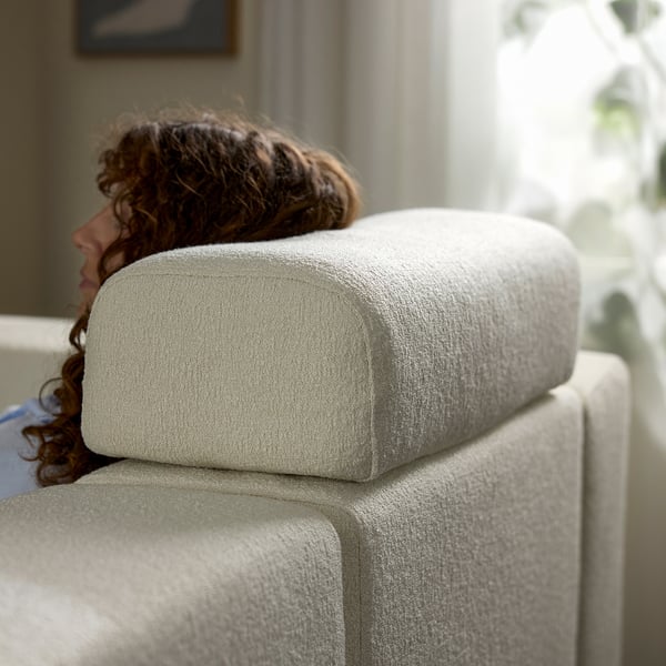 JÄTTEBO Headrest cushion, Axvall off-white