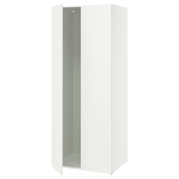 LASTARE Frame with doors, white, 80x62x200 cm