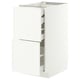 METOD / MAXIMERA Base cb 2 frnts/2 low/1 md/1 hi drw, white/Aspudden matt white, 40x60 cm