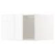 Modern white kitchen unit, glossy finish; part of IKEAs METOD system.
