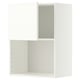 METOD Wall cabinet for microwave oven, white/Aspudden matt white, 60x80 cm