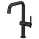 MÖRKASJÖN Kitchen mixer tap single side lever, black