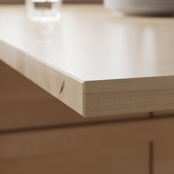 NORDEN Gateleg table, birch, 26/89/152x80 cm