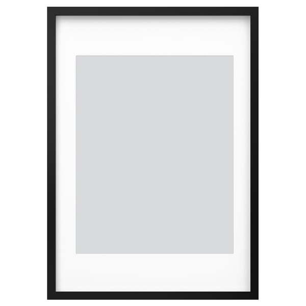 Black rectangular picture frame with a sleek modern design.