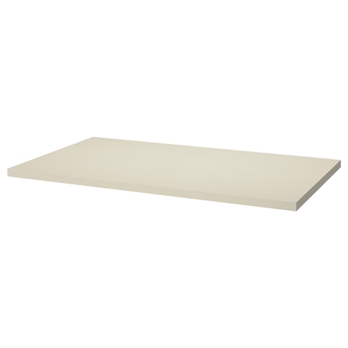 SKÅLSTA Table top, light grey-beige, 140x80 cm