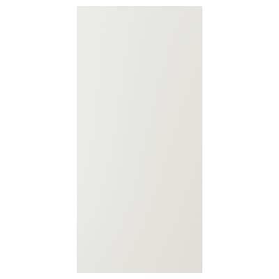 A white rectangular STENSUND cover panel, made of acrylic-painted fiberboard, with a smooth finish.