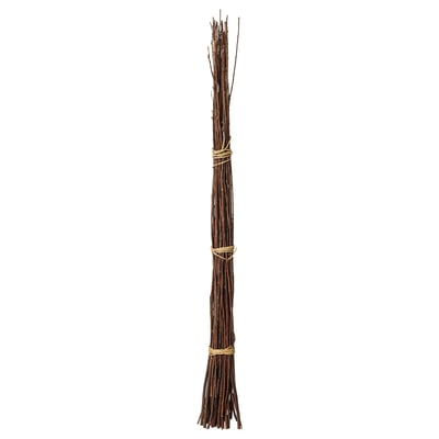 TORKA, dried willow twigs, natural colour, bundled, cylindrical shape, decorative.