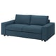 Ikea VIMLE blue sofa-bed, modern design, removable cover, convertible seating.