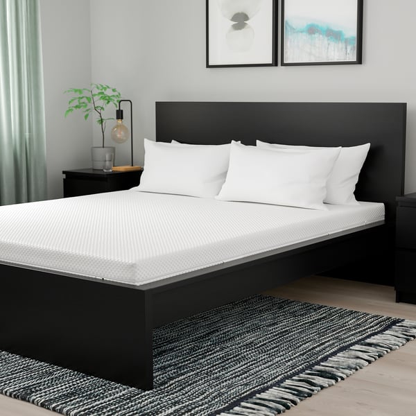 ÅBYGDA Matelas en mousse, ferme/blanc, 180x200 cm