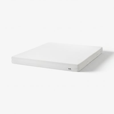 ÅBYGDA Matelas en mousse, mi-ferme/blanc, 140x200 cm
