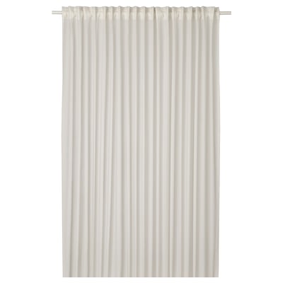ÄNGSFRYLE Rideau voilage, 1pc, blanc/ruflette, 300x300 cm