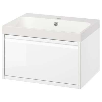 ÄNGSJÖN / BACKSJÖN Meuble lavabo avec tiroir/vasque