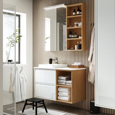 ÄNGSJÖN / BACKSJÖN Meuble lavabo/vasque