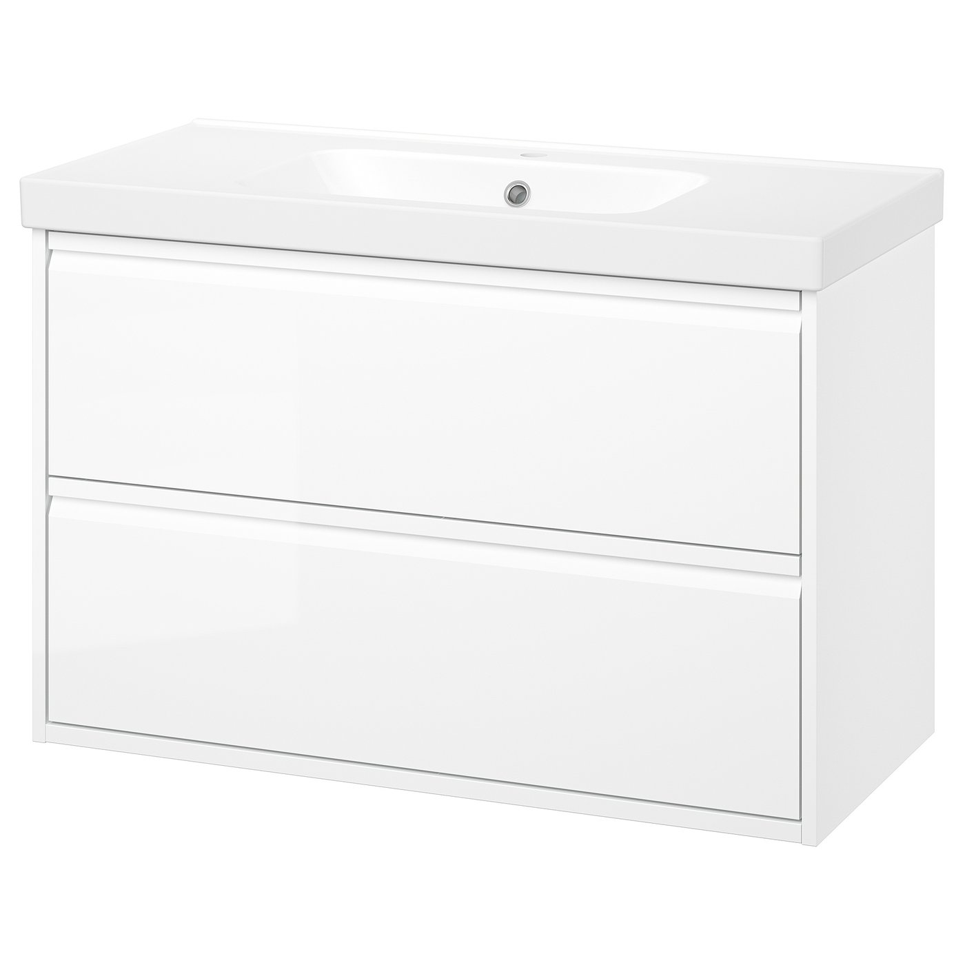 ÄNGSJÖN / ORRSJÖN Meuble lavabo avec tiroirs/vasque