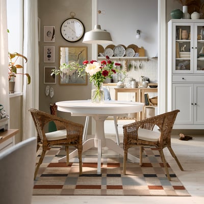 AGEN Fauteuil, rotin/bambou