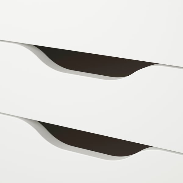 ALEX Caisson 9 tiroirs, blanc, 36x116 cm