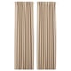 ANNAKAJSA Rideaux assombrissants, 2 pièces, beige/ruflette, 145x300 cm