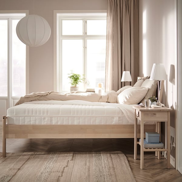 ÅNNELAND Matelas hybride, ferme/blanc, 160x200 cm