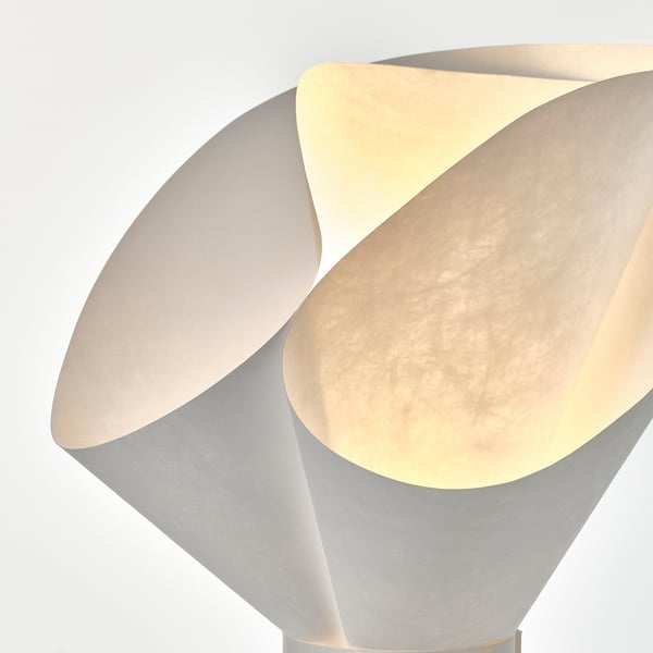 BÄCKNATE Lampe de table, blanc, 50 cm