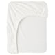 BARNDRÖM Drap housse pour lit extensible, blanc, 80x165 cm