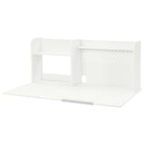 BERGLÄRKA Plateau et tablette, blanc, 120x70 cm
