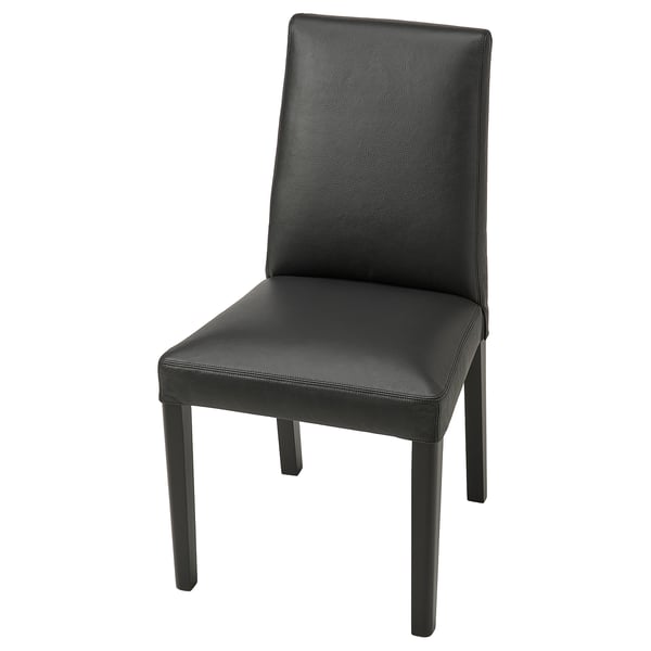 BERGMUND Chaise, noir/Glose noir