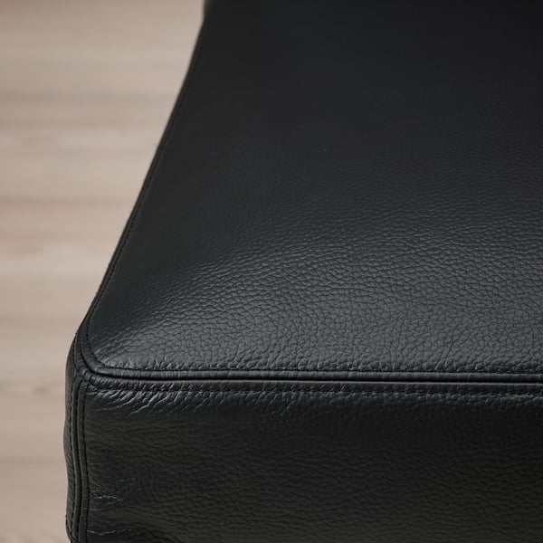 BERGMUND Chaise, noir/Glose noir