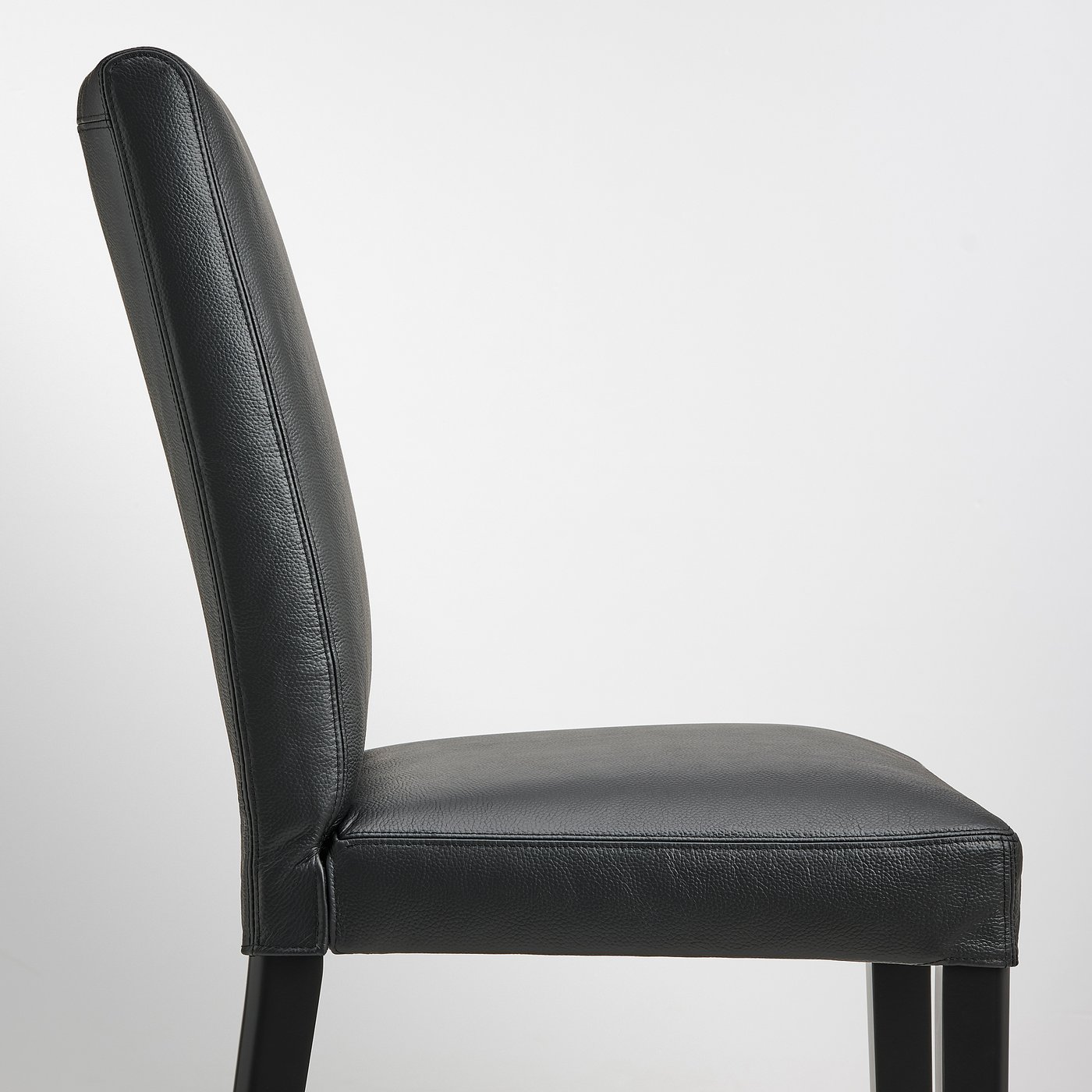 BERGMUND Chaise, noir/Glose noir