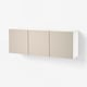 BESTÅ Combinaison rangement murale, blanc/Lappviken beige-gris clair, 180x42x64 cm