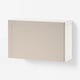BESTÅ Combinaison rangement murale, blanc/Lappviken gris clair/beige, 60x22x38 cm