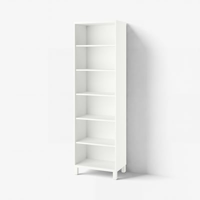 BESTÅ Rangement fermé, blanc, 60x40x202 cm