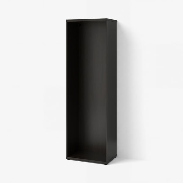 BESTÅ Structure, brun noir, 60x40x192 cm