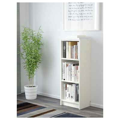 BILLY Bibliothèque, blanc, 40x28x106 cm