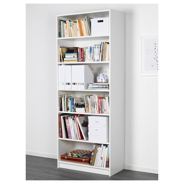 BILLY Bibliothèque, blanc, 80x39x202 cm