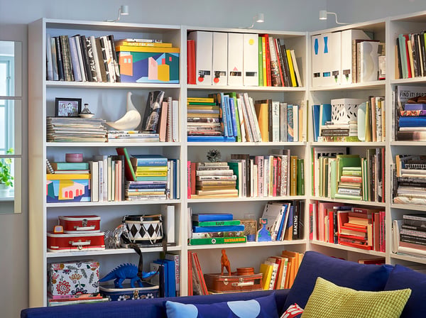 BILLY Bibliothèque, blanc, 80x28x202 cm