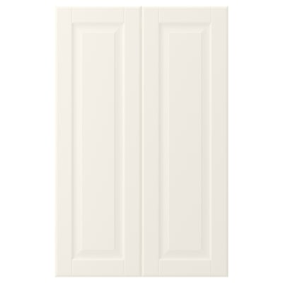 BODBYN Porte élément bas d'angle, 2pcs, blanc cassé, 25x80 cm