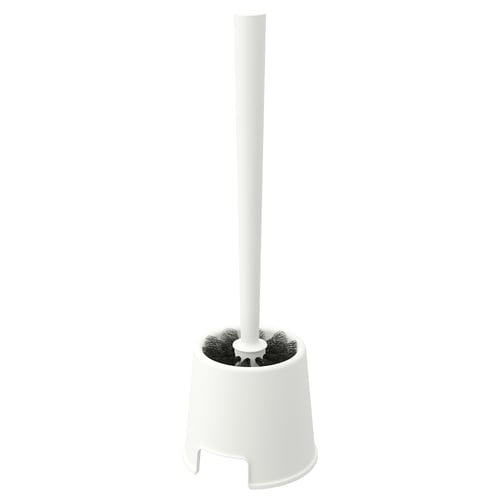 BOLMEN Porte-brosse WC, blanc