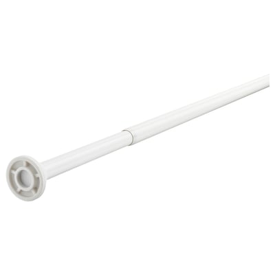 BOTAREN Tringle à rideau de douche, blanc, 120-200 cm